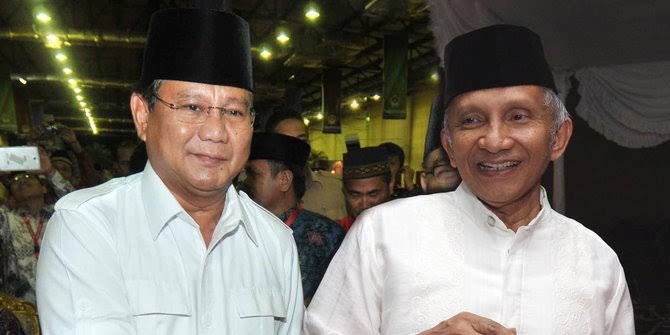 Amien Rais Soal Prabowo Menhan: Emban Cita-Cita Kita Semua