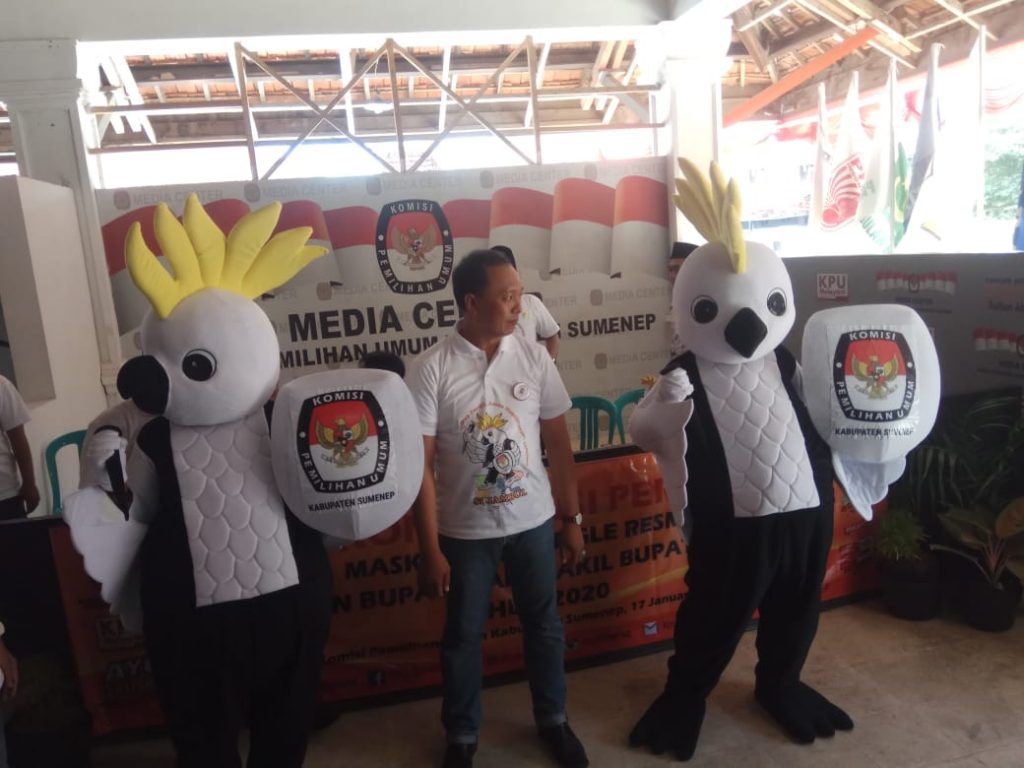 KPU Resmi Kenalkan “Si Jambul” Maskot Pilkada Sumenep 2020