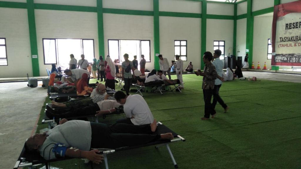 Peduli Sosial, Karang Taruna Cinta Damai Desa Bandung Konang, Adakan Donor Danar