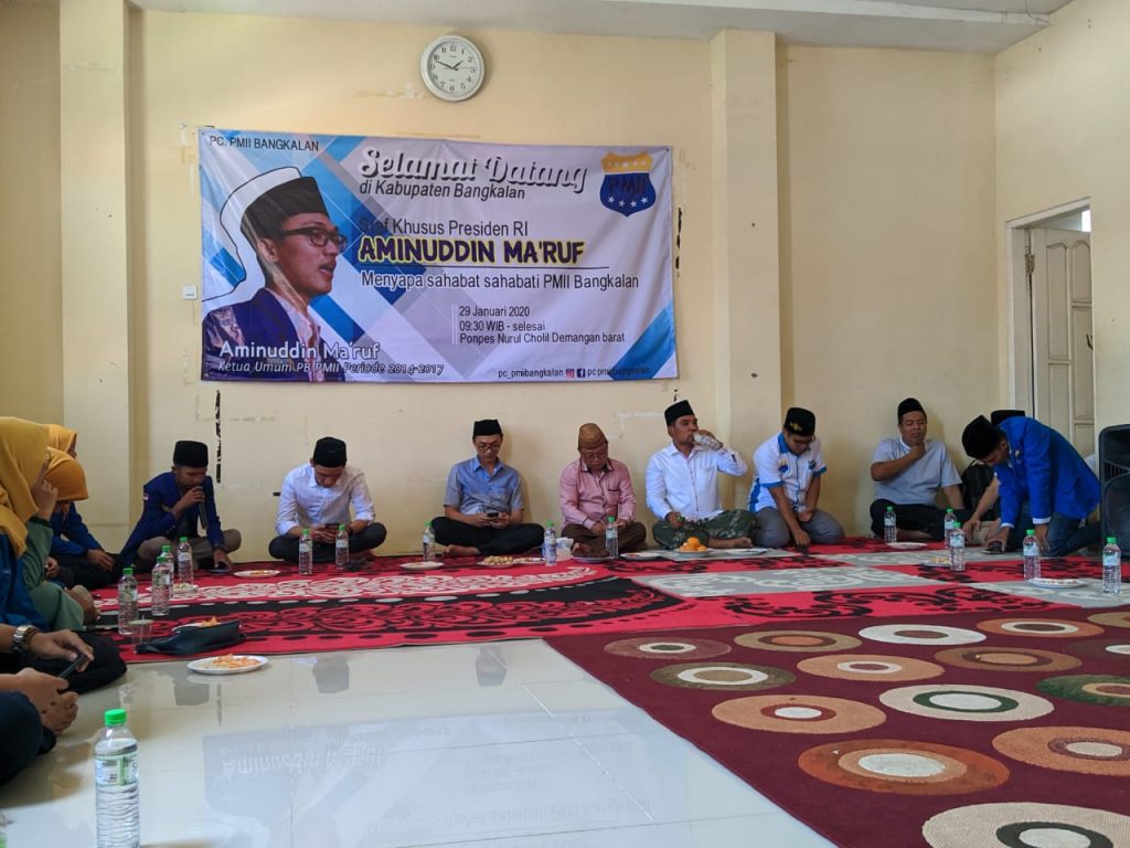 Kunjungan Stafsus Jokowi Ke Bangkalan, Menjadi Motivasi Baru Bagi Para Kader PMII Bangkalan