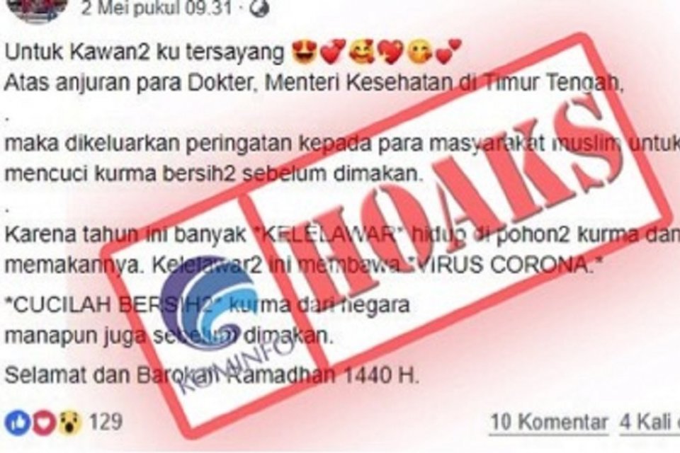Hoax Virus Corona Meningkat, Ini Ancaman Kominfo Pada Para Penyebar