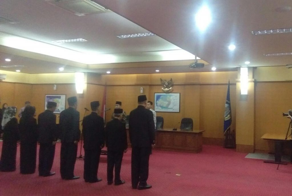 Ra Latif Lantik 10 Pejabat Struktural, Plt Dinkes dan Sekwan Ikut Dilantik