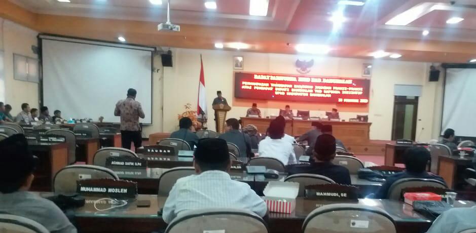 Fraksi- Fraksi DPRD Bangkalan Sampaikan Pandangan Terhadap 4 Raperda Inisiatif