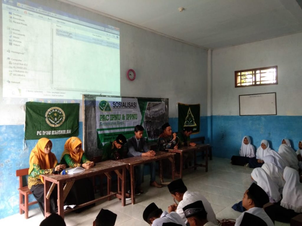 PAC IPNU Blega Mengadakan Sosialisasi Terhadap SMA  dan SMP Sederajat
