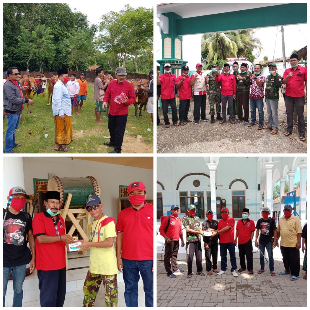 Bantu Pemerintah Cegah Corona, PDIP Bangkalan Lakukan Ini di Empat Kecamatan
