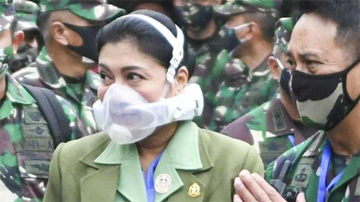 Istri KSAD Pakai Masker Harga Rp 10 Juta, Begini kelebihannya!