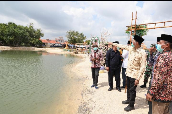 Bupati launching wisata tangguh di pantai Biru Tanjung Bumi