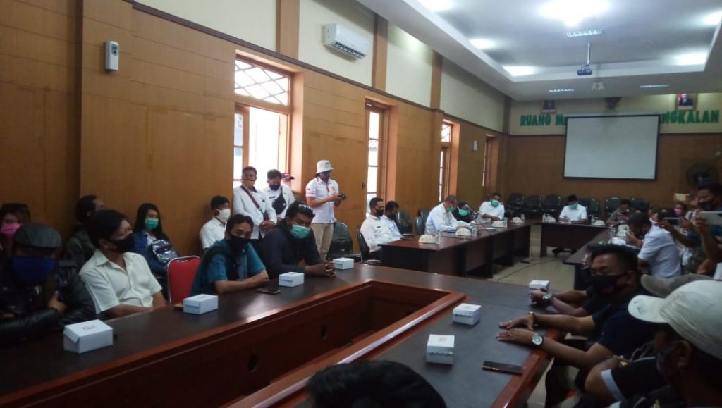 Datangi Bupati, Persaba Minta Ijin Keramaian Segera Dibuka