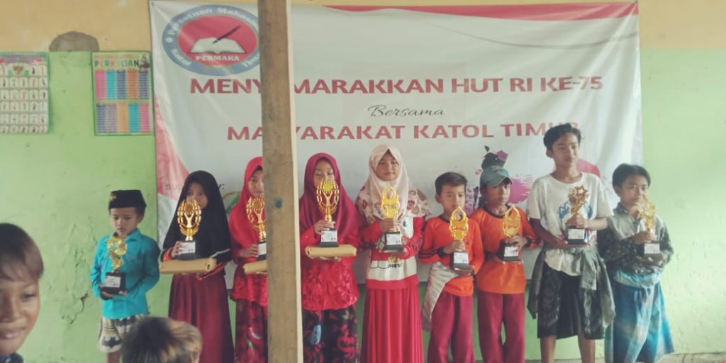 Menyemarakkan HUT RI ke-75: Masyarakat Katol Timur Adakan Berbagai macam Perlombaan