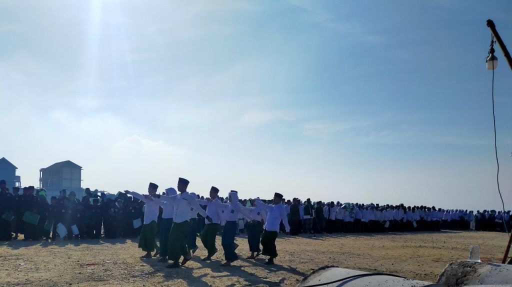 HSN 2020, Ratusan Santri di Kwanyar Gelar Apel Resolusi Jihad
