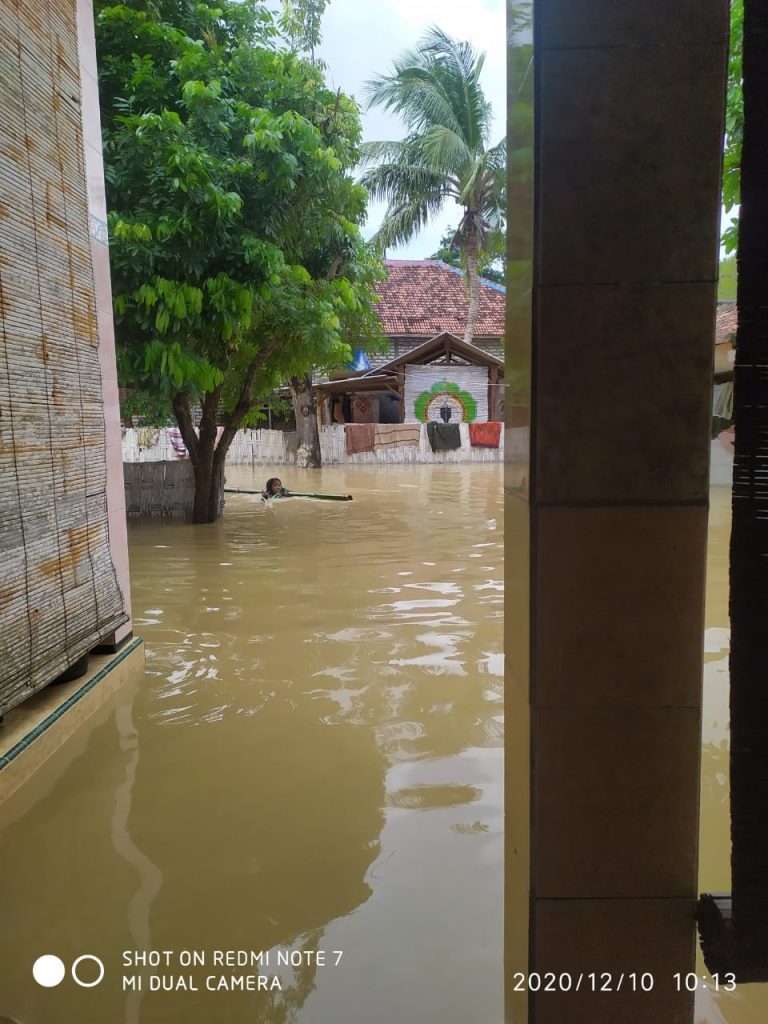 Update Banjir Blega Siang Ini, Air Kembali Meninggi