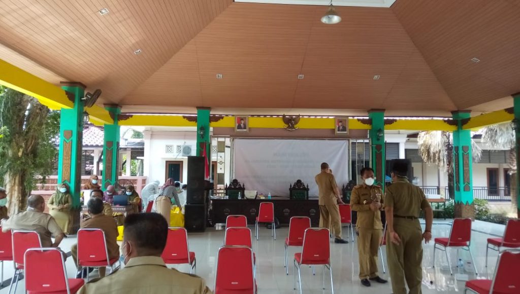 Hari ini, Seluruh Kepala OPD di Bangkalan Jalani Tes Swab