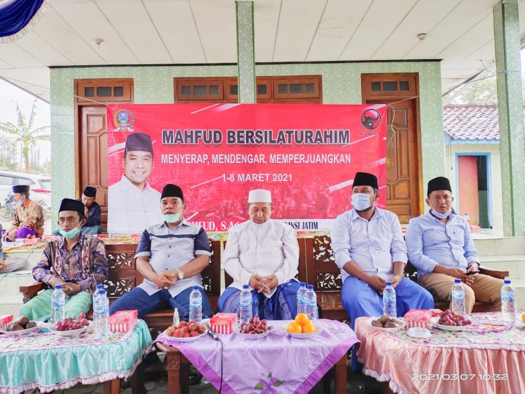 Reses ke Konang, Kiai Ali Wahdin Curhat Masalah Air Bersih ke Mahfud S.Ag
