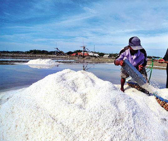 Petani Garam Bangkalan Bakal Dapat Bantuan Alat Geomembrane