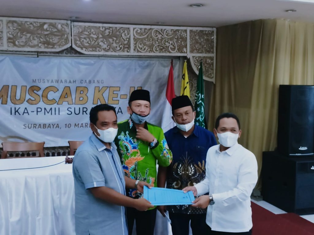 Gantikan Cak Throriq, Mahfud S.Ag Pimpin IKA PMII Surabaya