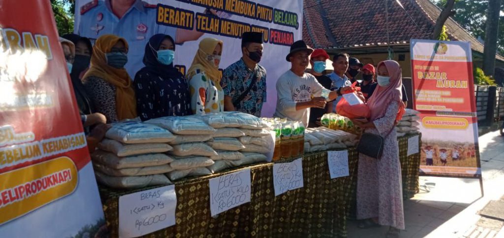 Lapas Pamekasan Gelar Pasar Murah, 200 Paket Sembako Ludes dalam Sejam