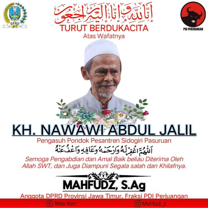 Innalilahi, Kiai Nawawi Sidogiri Wafat, Cak Sadad: Beliau Kiai yang Cinta Ilmu