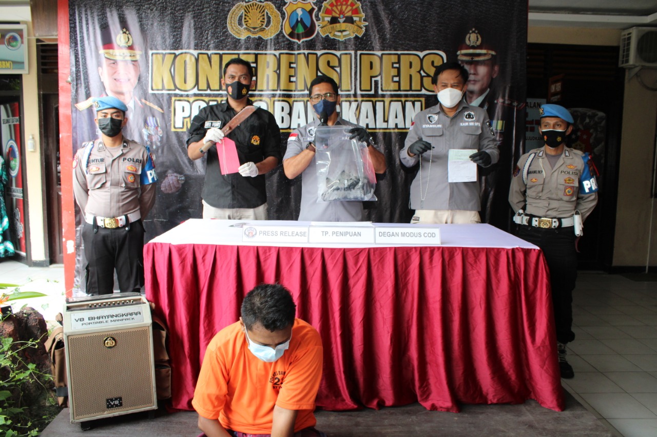 Bongkar Penipuan Modus COD, Polisi Bangkalan Nyamar Jadi Kurir