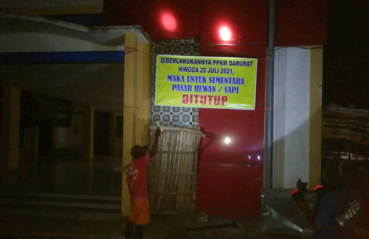 Picu Kerumunan Saat PPKM Darurat, Semua Pasar Hewan Ditutup