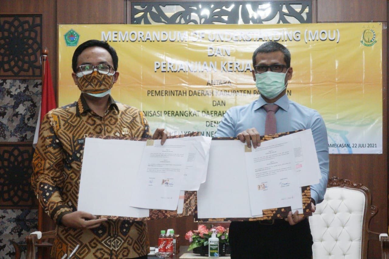 Pemkab Pamekasan Lakukan Kerjasama dengan Kejari Dalam Pendampingan Hukum