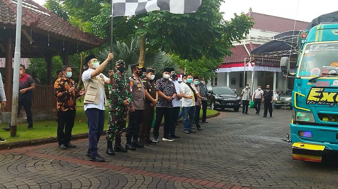 Untuk JPS, Pemkab bangkalan Salurkan 4.356 Paket Sembako
