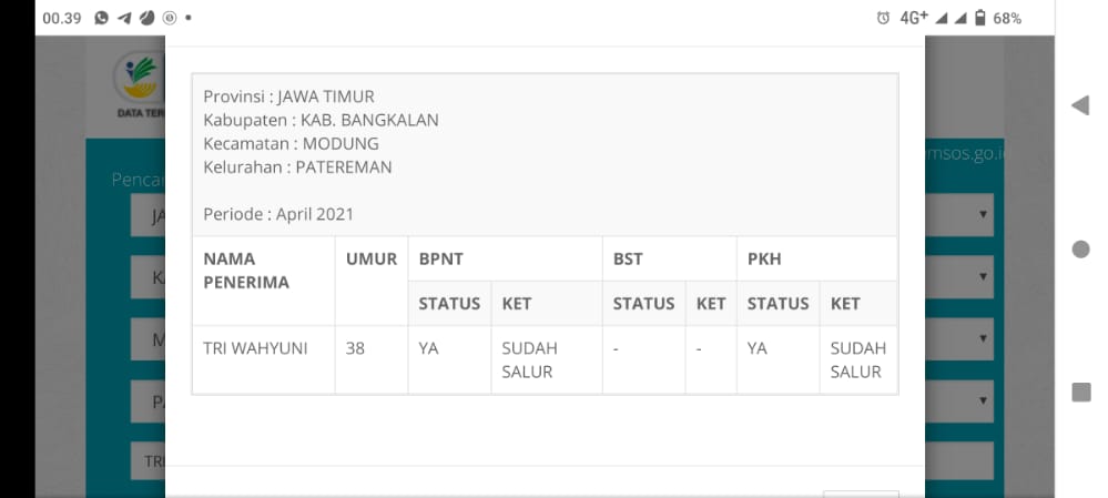 Penerima PKH Asal Bangkalan Mengeluh, Selama 5 Tahun Tidak Pegang Kartu