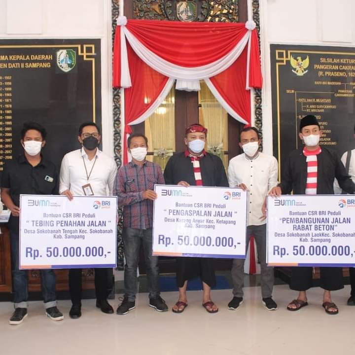 Melalui CSR, BRI Sampang Bantu Percepat Pembangunan