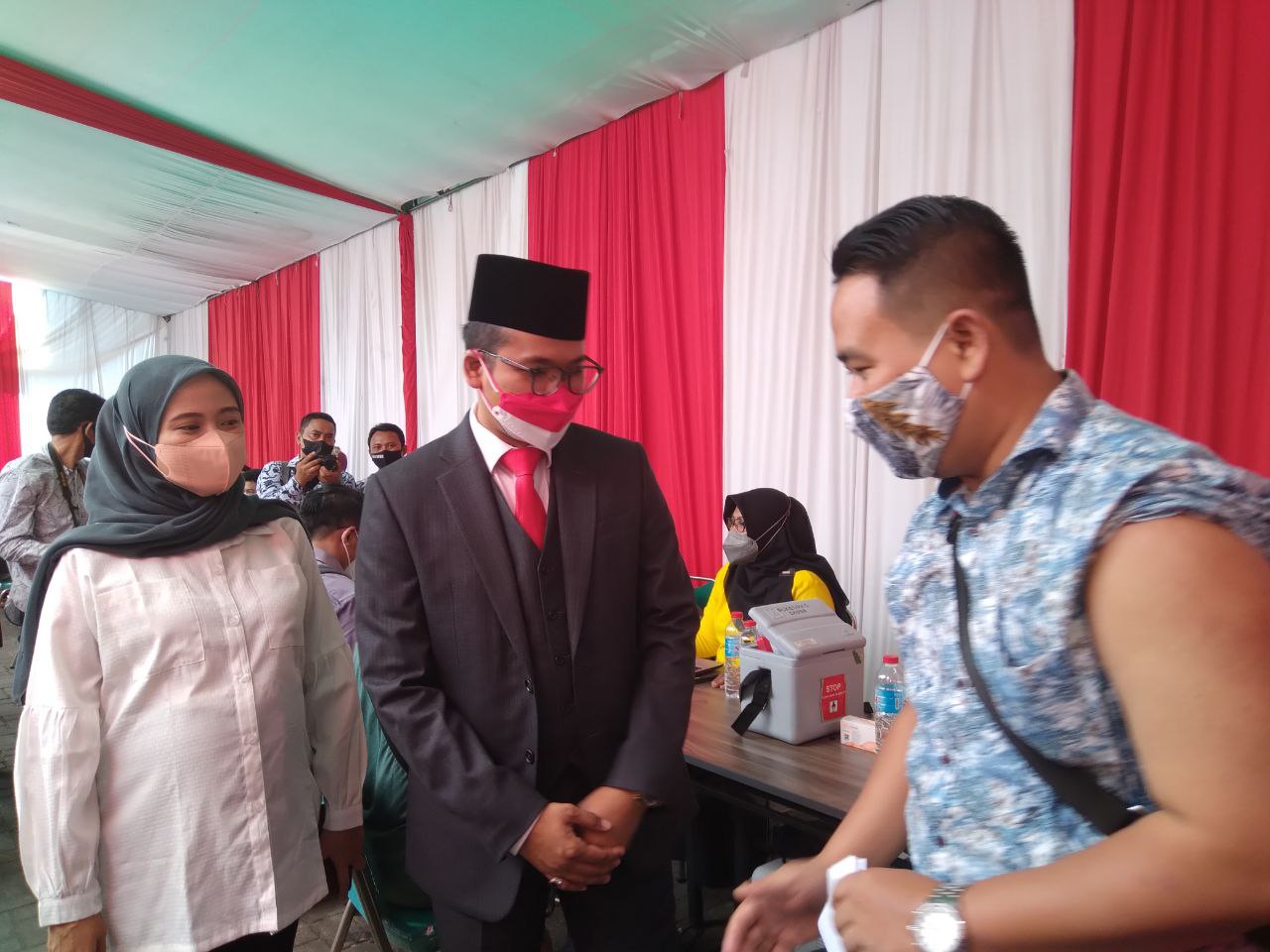 Berharap Ekonomi Segera Pulih, HIPMI Bangkalan Gelar Vaksinasi Massal