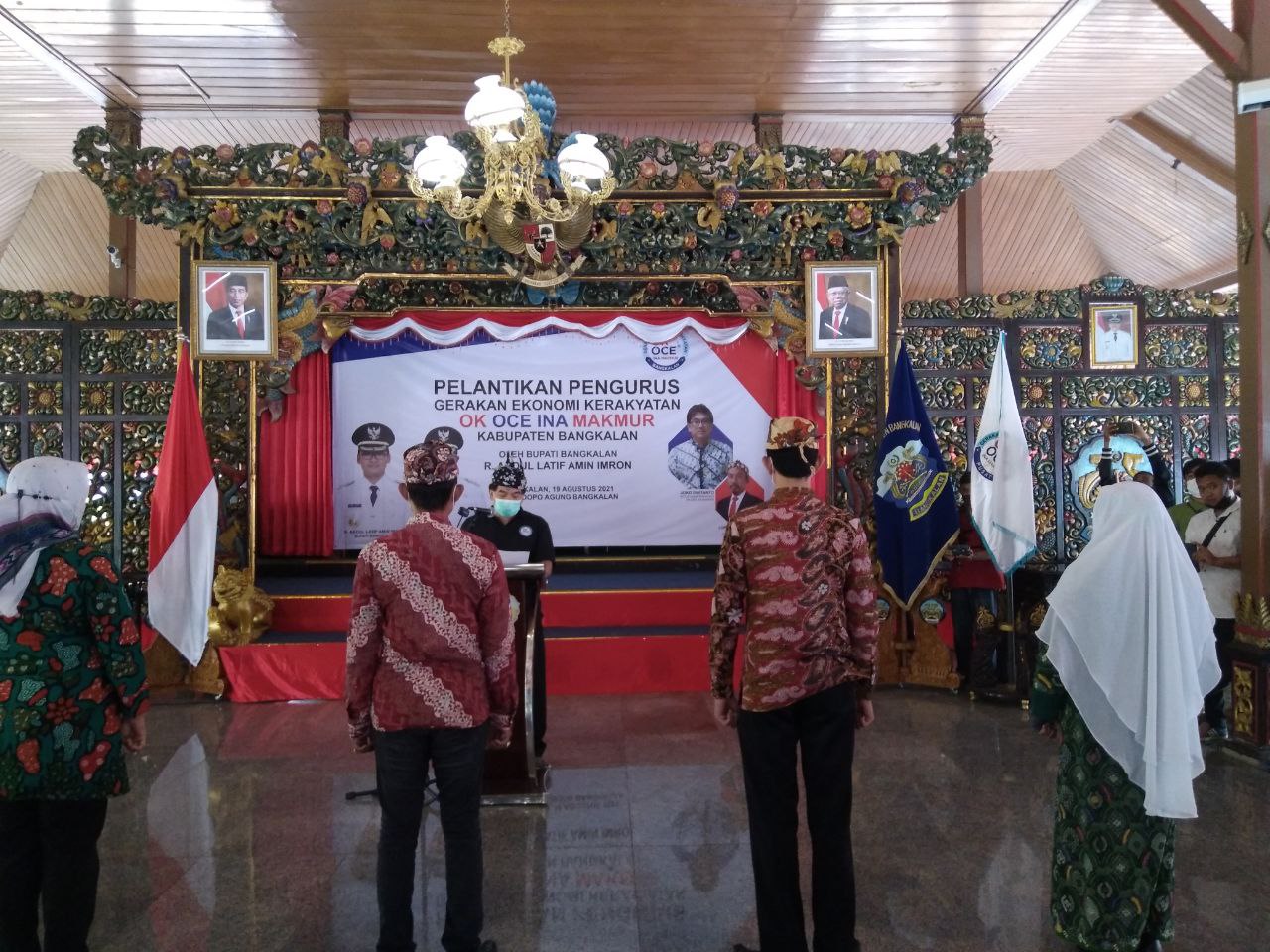 Ok-Oce Hadir di Bangkalan, Pengurusnya Dilantik Wakil Bupati