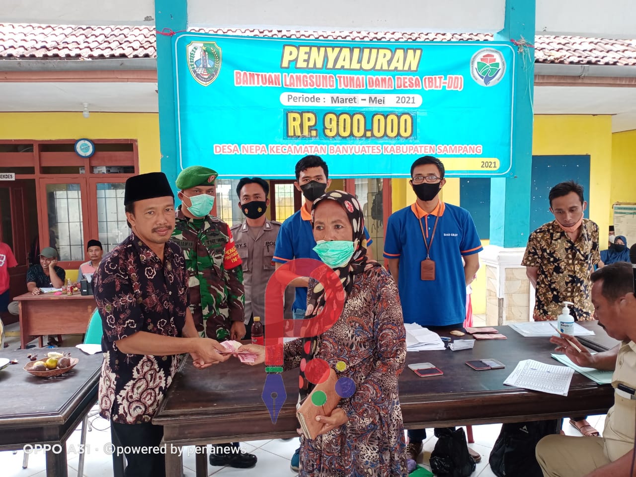 Pemdes Nepa Salurkan BLT DD Tiga Tahap Sekaligus