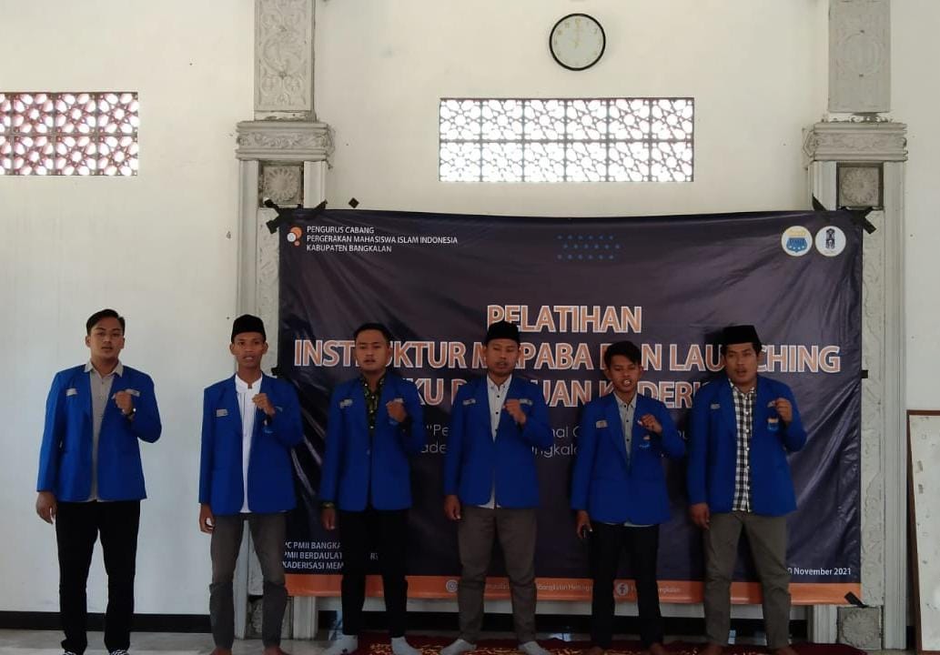 Launching Panduan Kaderisasi, PMII Bangkalan Galakkan Penguatan Intlektual Kader