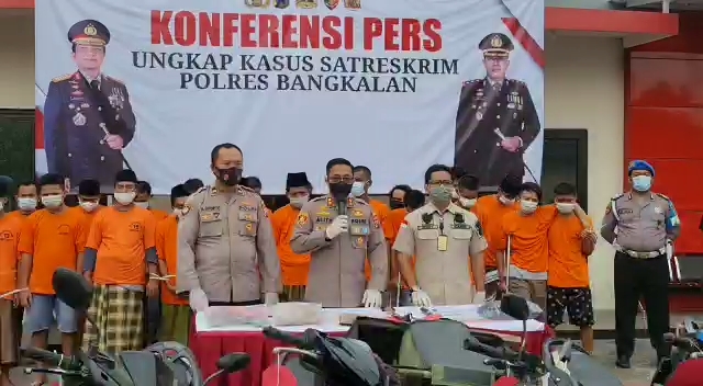 Sebulan, Polres Bangkalan Ungkap 16 Kasus, Ini Rinciannya!