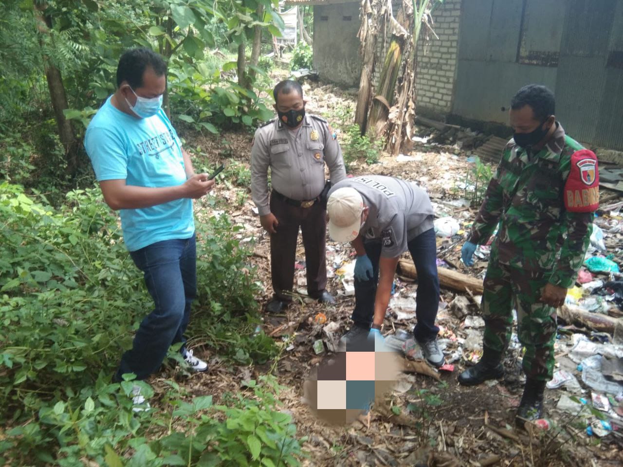 Innalillahi, Mayat Bayi Laki-laki Ditemukan di TPS Desa Gili Anyar