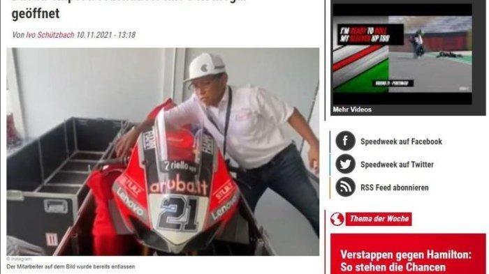 Panitia Lokal WSBK Mandalika Bongkar Motor Ducati, Langsung Dipecat