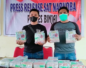 Polres Binjai Berhasil Mengamankan Barang Bukti Jenis Sabu-sabu Sebanyak 13 kg