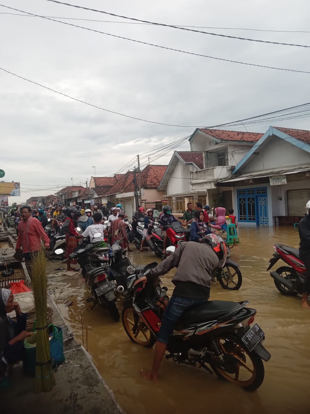 Banjir Blega, BPBD: Hektaran Sawah Hingga Tambak Tergenang Air