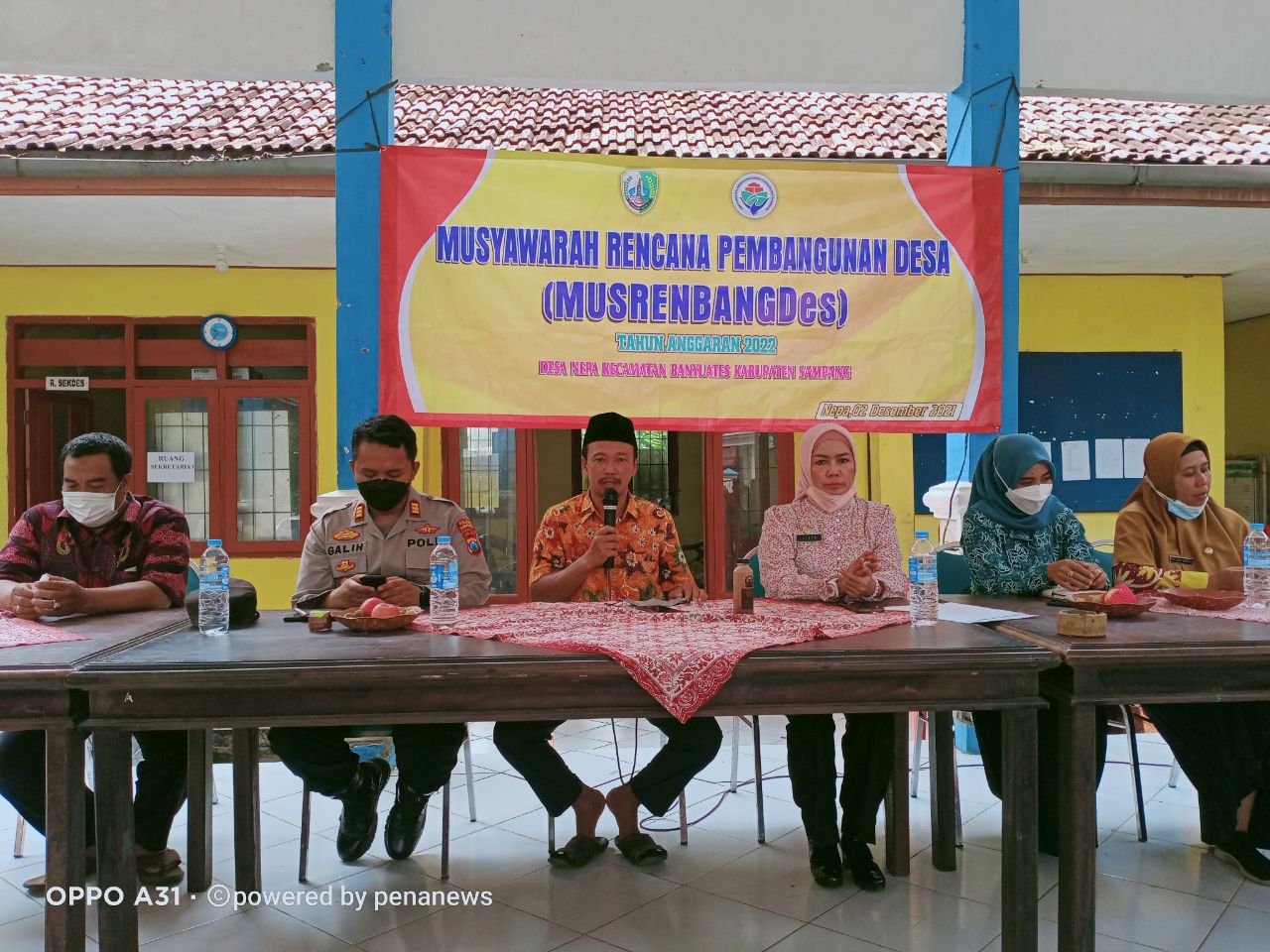 Capaian Vaksinasi Desa Nepa Dipuji Kapolsek Banyuates