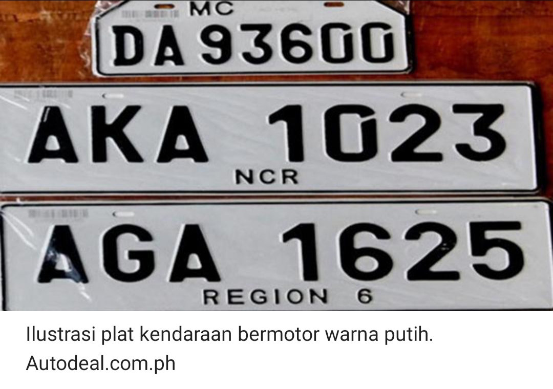 Mulai Maret 2022, Kendaraan Pribadi Wajib Plat Putih