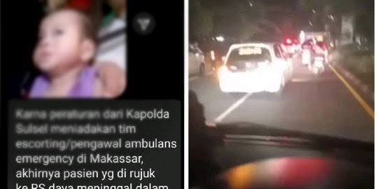 Viral Video Anak Meninggal Karena Ambulance Tak Diberi Jalan