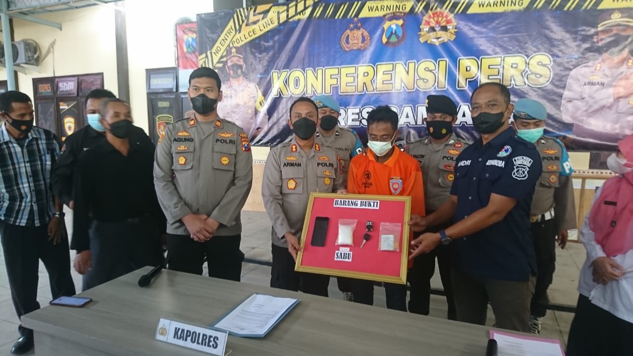 Penjelasan Kapolres Sampang Soal Penangkapan Pengedar Sabu di Ketapang