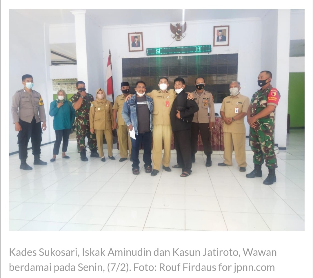 Sempat Terlibat Carok, Kades dan Kasun di Lumajang Berdamai
