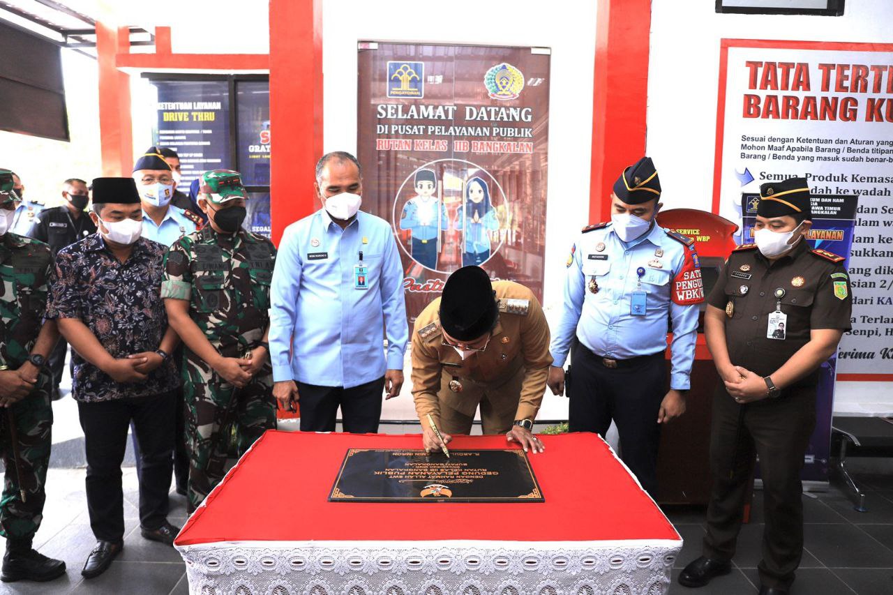 Rutan Bangkalan Punya Ruang Pelayanan Baru, Di bangun dari Dana Hibah Pemkab