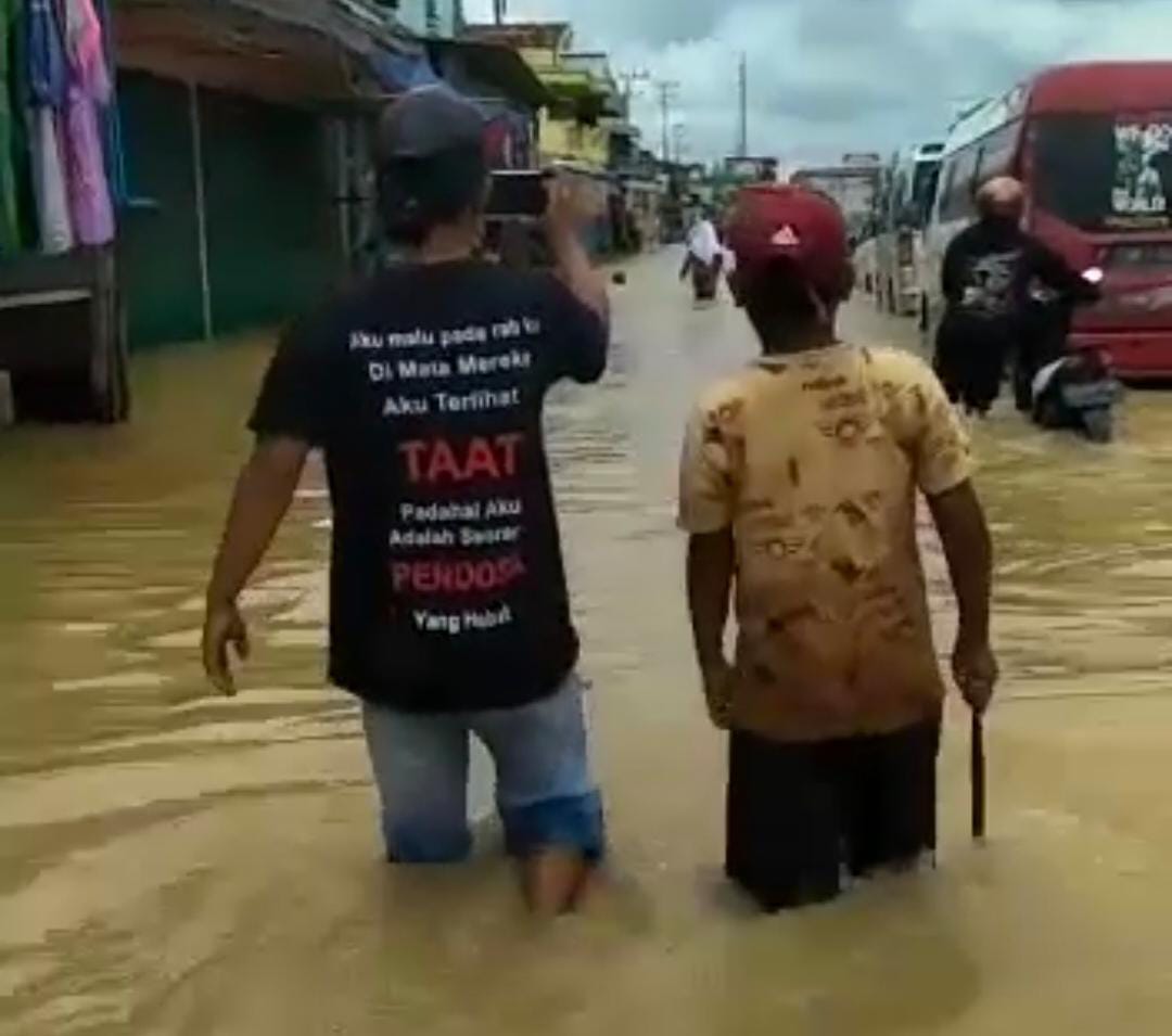 Banjir Kembali Genangi Kawasan Blega dan Arosbaya