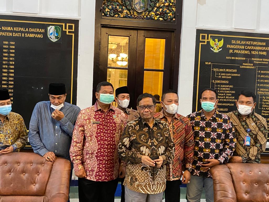 Mahfud MD ke Madura, Bahas Ini dengan Bupati Sampang