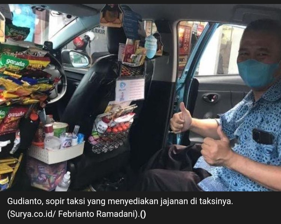 Kisah Gurnadi: Sopir Taksi yang Sediakan Jajan dan Obat Gratis untuk Penumpangnya