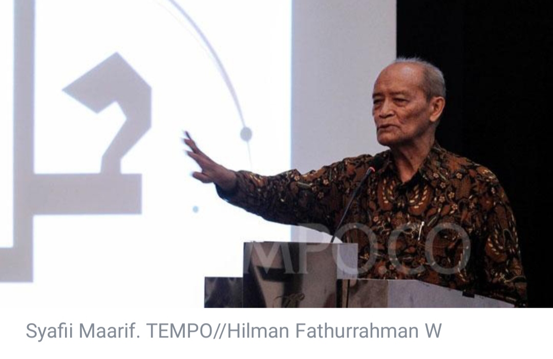 Innalillahi, Buya Syafii Maarif Wafat, NU: Generasi Muda Harus Menauladani Sosoknya