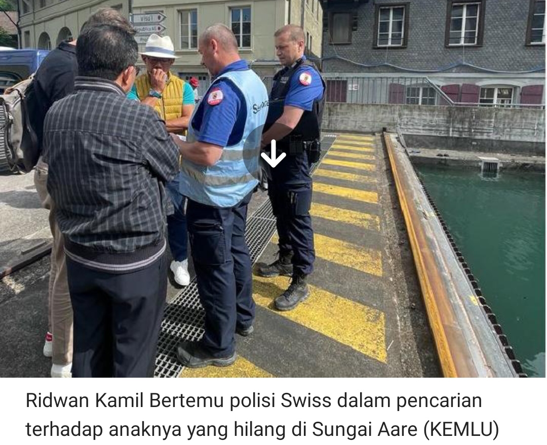 Ridwan Kamil Bertemu Dengan Penyelamat Adik Eril