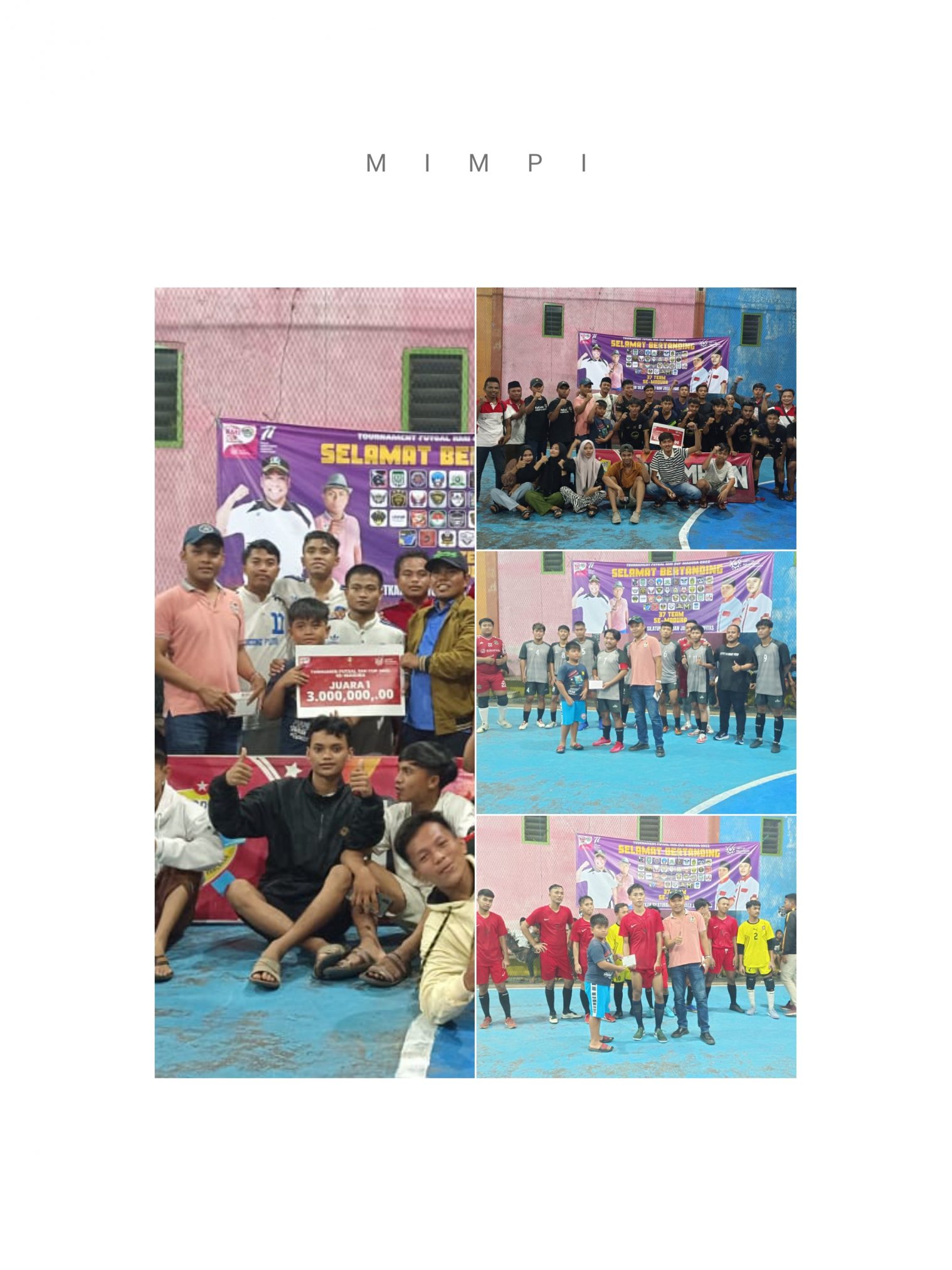 Moncong Putih FC Juarai Futsal KMI Cup, Laga Paterongan VS Ajet Tim Paling Seru!