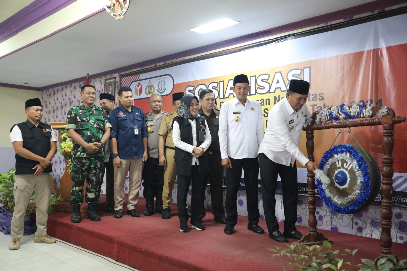 Bawaslu Kabupaten Sampang Launching Gakkumdu Untuk Pemilu 2024