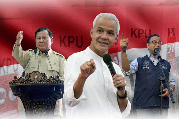 Survei Indikator Politik: Elektabilitas Ganjar 30 Persen, Anies dan Prabowo?